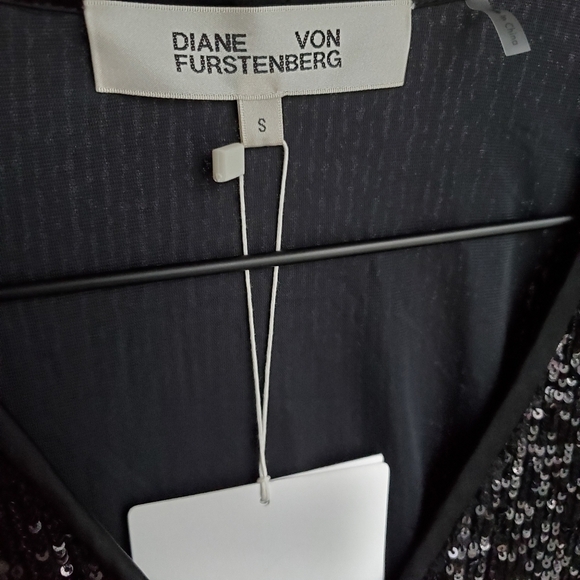 DVF Melina Sequined Dress size S NWT - Picture 9 of 10